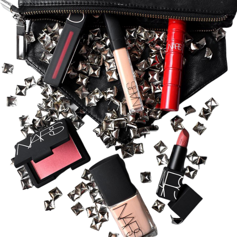 Foto de diversos produtos da Nars
